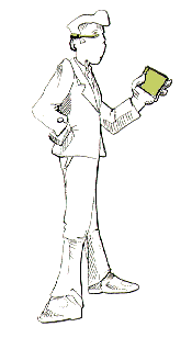 [businessman's high-resolution visual display/electronic portfolio]